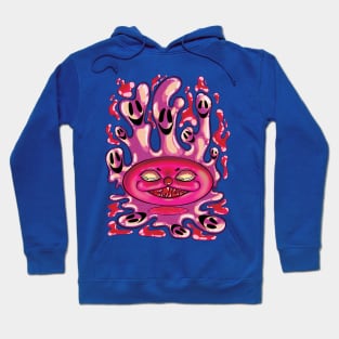 the clown with a fake smile Hoodie